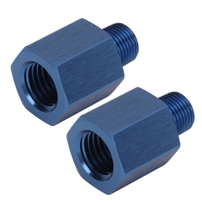 1Pair Pipe Fitting Adapter Blue Perfect Sealing Rustproof 1/8 NPT