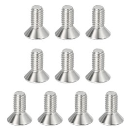PATIKIL 5/16-18 x 3/4" Flat Head Socket Cap Screws, 10 Pack Flat Countersunk Bolts Hex Socket Drive Machine Screws 304 Stainless Steel 18-8 Full Thread Grade 6.8