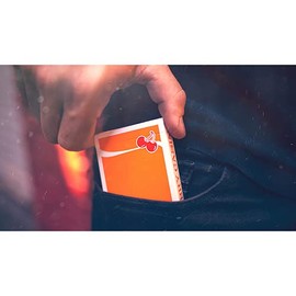 SOLOMAGIA Cherry Casino Summerlin Sunset (Orange) Playing Cards by Pure Imagination Projects