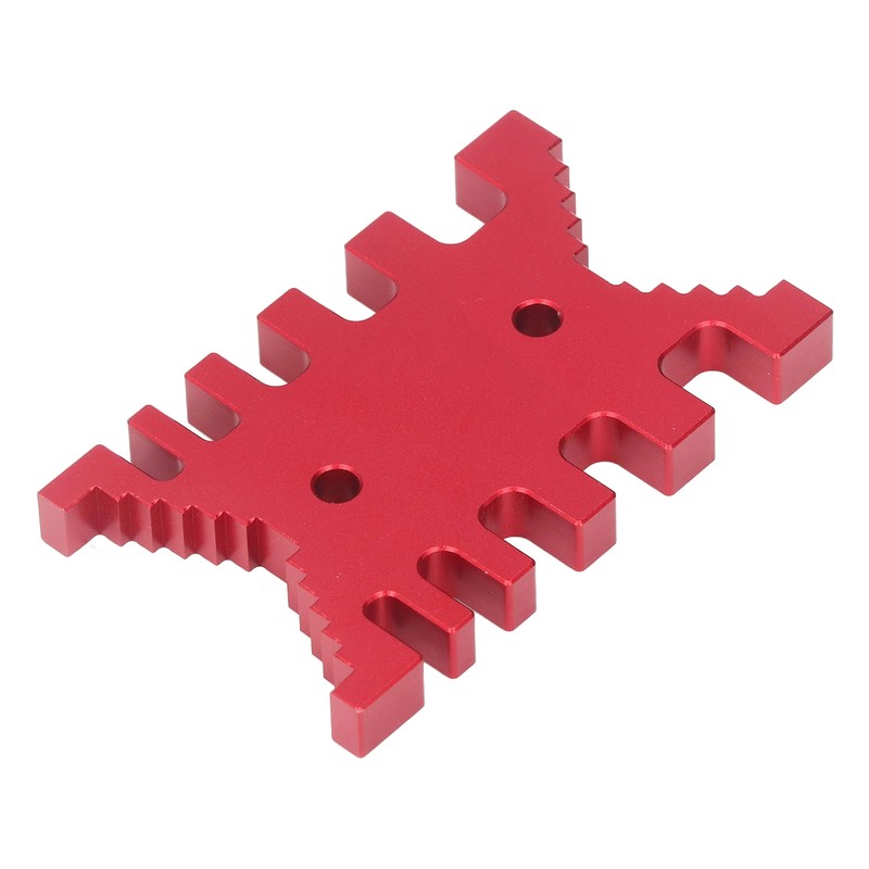Dovetail Jig Tenon Caliper Aluminum Metric Imperial Scale Card Measuring