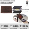 Marc Peter Oslo Men's Brown Leather Wallet with RFID Protection,