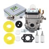 partszen 125BT Carburetor for Husqvarna 125BT 2004-2005 TH026D-AC57 Handheld Backpack