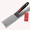 Professional Metal Spatula for Cast Iron Skillets and Flat Top
