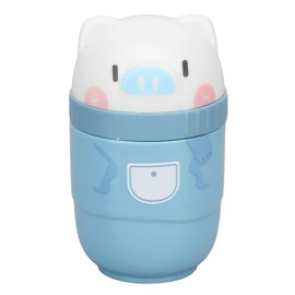 Ear Piercing Cleaning Kit, 180 Scented Cleaning Wires, Ear Piercing Post Care Tool Kit with Pig Shaped Storage Box(Mint)