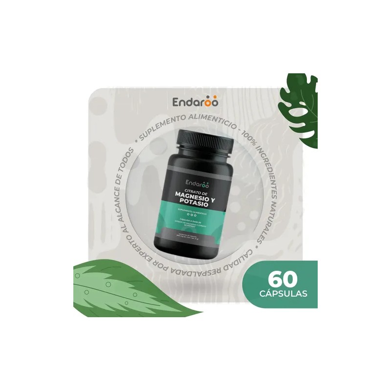 Citrato Magnesio Potasio Capsulas 850 Endaroo