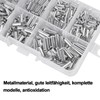 Wire End Ferrules Assortment, 700 Pieces Wire End Ferrules Uninsulated,