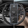 SEG Direct Black Car Steering Wheel Cover Medium Size 14.5-15