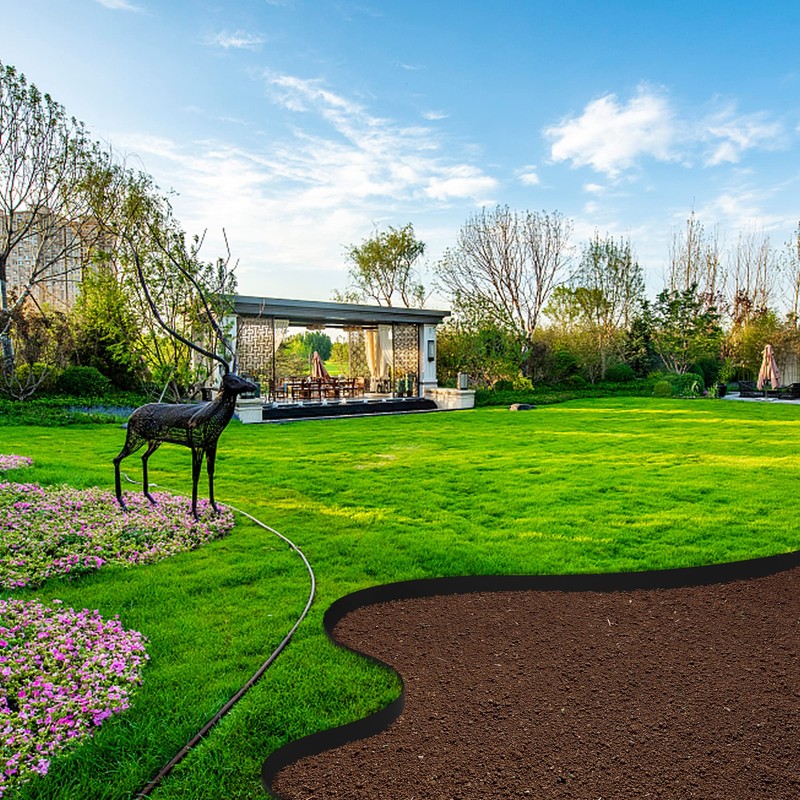 Watayo 30 FT Grass Barrier Landscape Edging Coil - 5