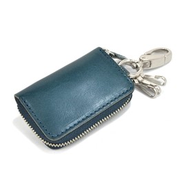 Vermani Tochigi Leather Smart Key Case, blue (dark)