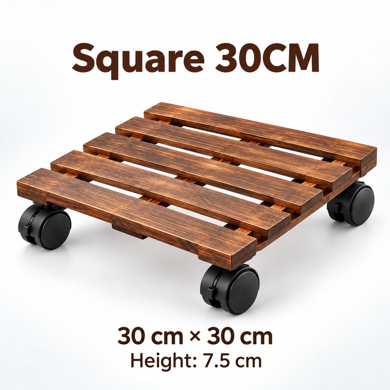 Rolling Plant Stand for Indoor and Outdoor Potted Plants –