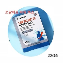 남성 전립선 파워 쏘팔메토 아연 옥타코사놀 비타민 쏘팔매토 로르산/30캡슐 Men's Prostate Power Saw Palmetto Zinc Octacosanol Vitamin Saw Palmetto Luronic Acid/30 Capsules