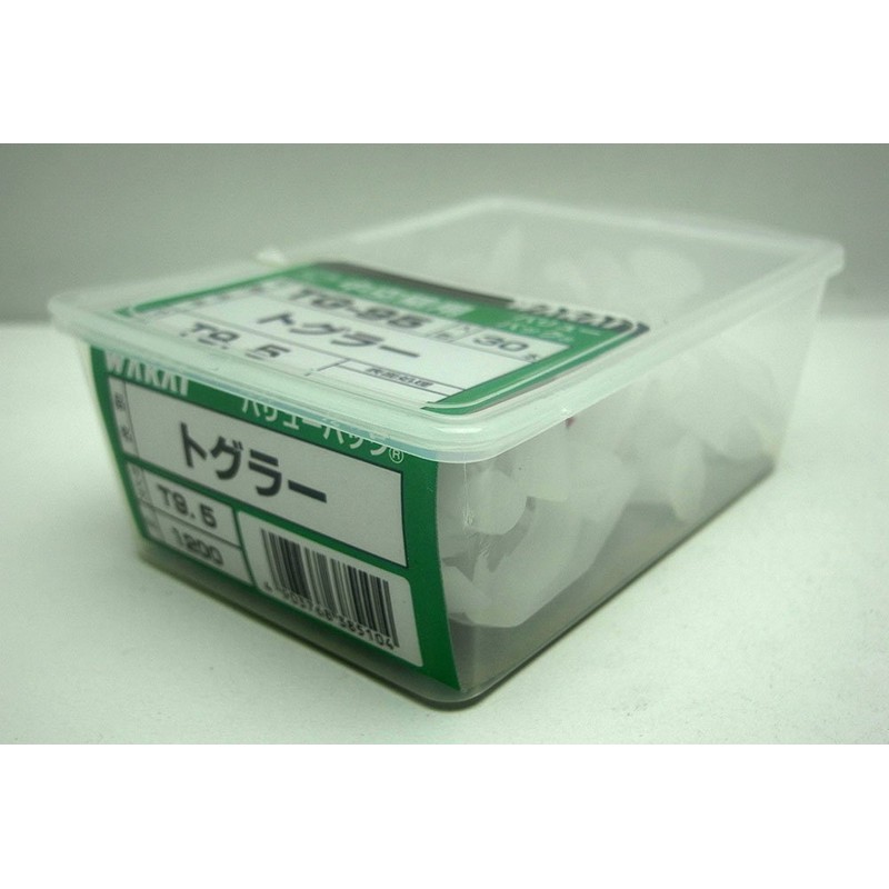 Wakai Hollow Wall Toggler T9.5, 30-Piece Set, TG-95