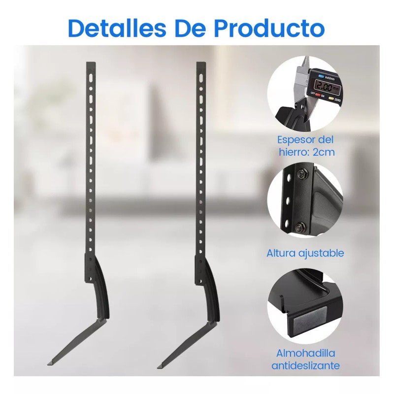 Soporte Base De Mesa Para Televisor Monitor 32-75 Pulgada