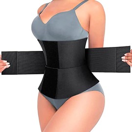 Faja Tres Velcros Colombiana Reductora Faja Deportiva Faja Modeladora de Uso Diario, Faja Entrenador 25cm Ajustable Triple Ajuste Ali Fajas Kim       