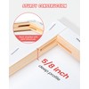 Simetufy 11x14 Inch Stretched Canvas, 10 Pack 100% Cotton Professional