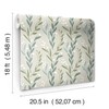 Roommates RMK12169PLW Taupe Budding Branches Peel and Stick Wallpaper