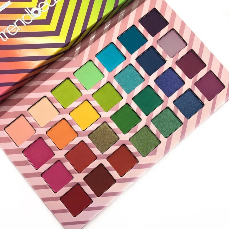Paleta 28 Sombras Colorful Trend Beauty Original 28 Tonos Mate