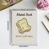 Deokke A4 Sketchbook with Spiral Bound, 100 GSM 50 Sheets/100