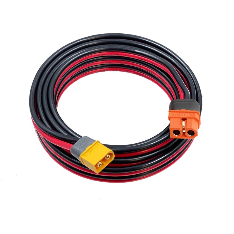 ZkeeShop XT60 Male to XT60 Cable 12AWG Extension Cable Compatible
