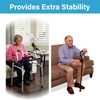 Carex Uplift Walker and Cane Combo, Folding Walker for Seniors