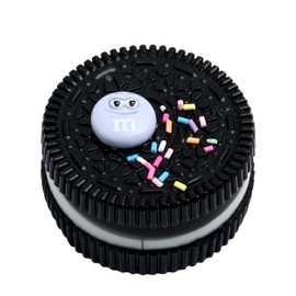 Taba Squishy Biscuits Squeeze Toys,Sensory Fidget Toy for Your Best Mellow and Chill,Party Favors,Perfect Desk Accessory for Adults (Black)