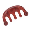 Scalping Massage Comb 5 Teeth Sandalwood Gua Sha Handheld Portable