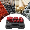8Pcs PVC Pipe Reamer, Plastic PVC Pipe Fitting Reamer Plumbing