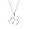Agvana Necklace with A to Z Letter Pendants, 925 Sterling
