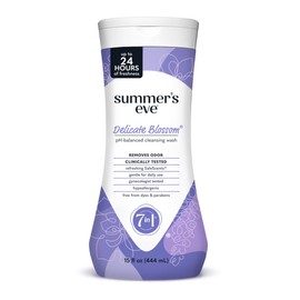 Summer's Eve Delicate Blossom Daily Refreshing All Over Feminine Body Wash, Removes Odor, Feminine Wash pH Balanced, 15 fl oz