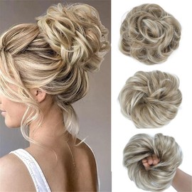 Aimole Messy Scrunchie Bun Hair Accessories Wavy Hairpiece Heat-resistant Synthetic Fibres