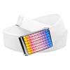 Build A Belt 1.25" Wide Rainbow Rhinestone Flip Top Belt