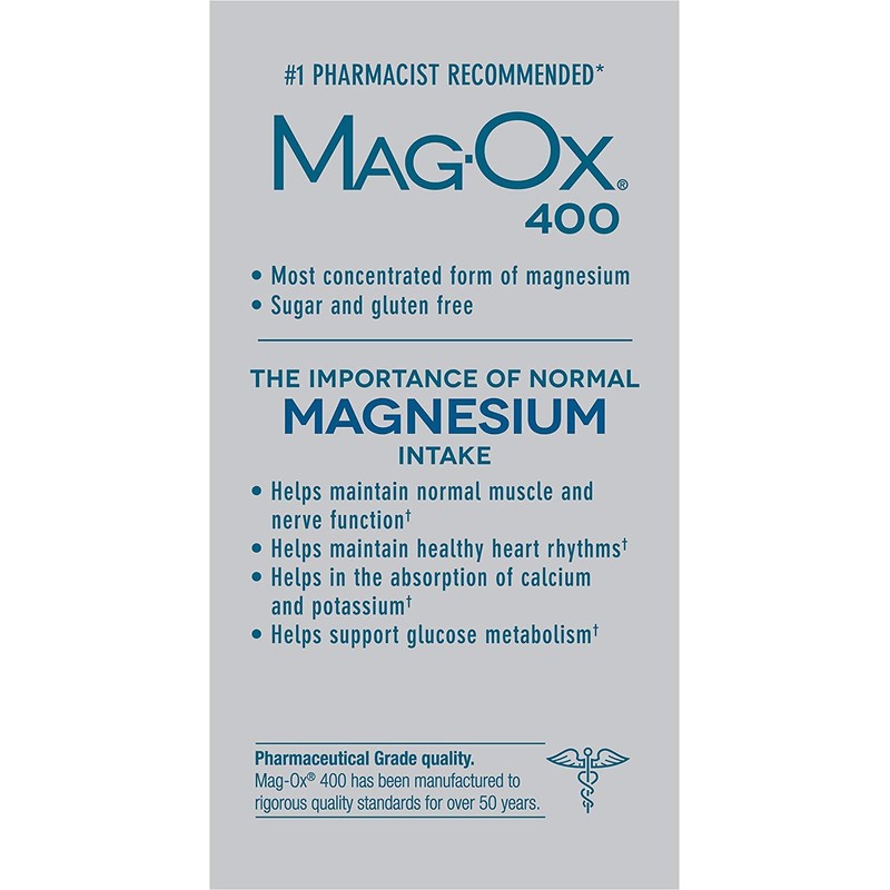 Mag-Ox 400 Tablets, 120 tabs by Magox (Pack of 3)