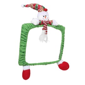 DOITOOL Christmas Computer Case Monitor Cover Computer Decorations Computer Monitor Decoration Computer Screen Decoration Monitor Decorating Cover Pulled Cloth