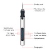 Electric Engraving Pen Aluminum Alloy Silver Mini Micro Engraver with