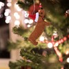 VOSAREA 4Pcs Christmas Dachshund Hanging Ornament Christmas Tree Pendant Decoration