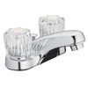 Aqua Vista 10-B421-AV Two Handle Bathroom Sink Faucet, Polished Chrome