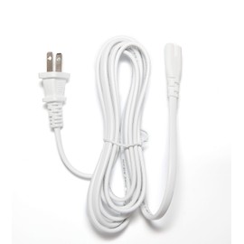 [UL Listed] OMNIHIL White 10 Feet Long AC Power Cord Compatible with Chicco NaturalFit Bottle Warmer 06785U