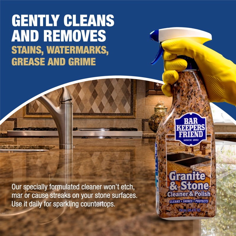 Bar Keepers Friend Stone & Granite Cleaner and Polish (25.4
