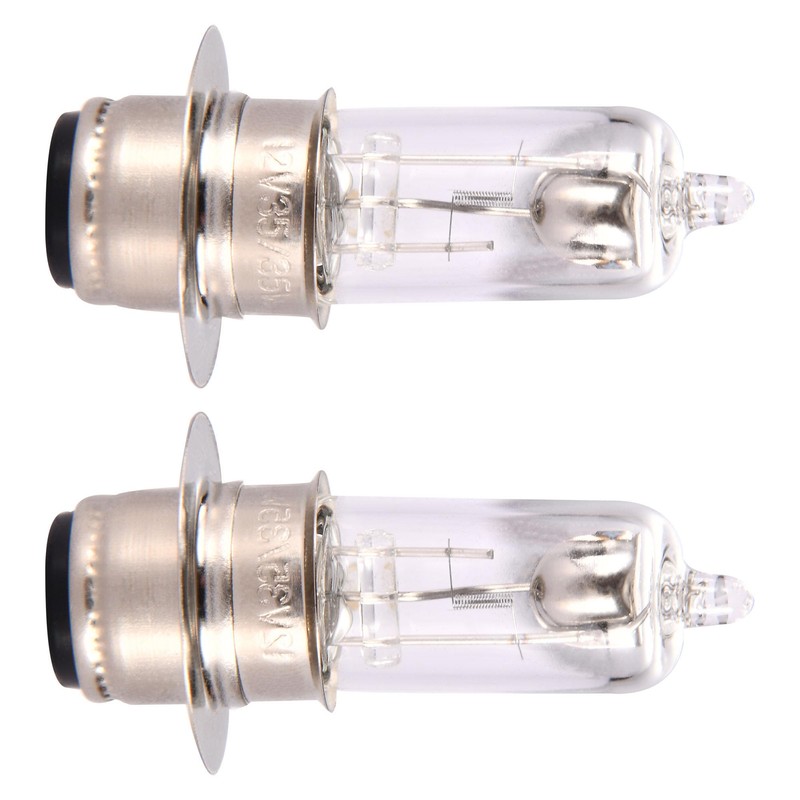 GOOFIT 12V 35W Motorcycle Headlight P15D Bulb Replacement for 50cc