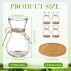 Glass Bulb Vases for Flowers Forcing Hyacinth Clear Decorative Bulb