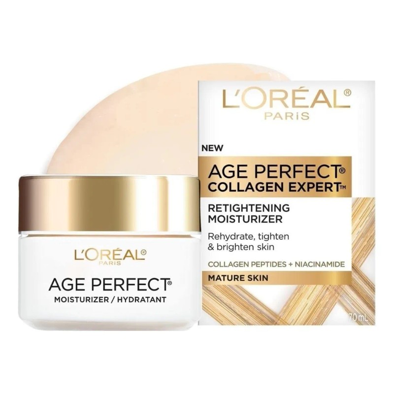 Humectante Facial Antienvejecimiento LOral Paris ageperfect Momento de aplicacin Da