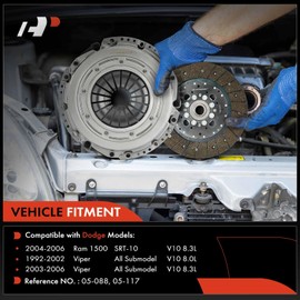 A-Premium Transmission Clutch Kit Compatible with Dodge Ram 1500 2004-2006, Viper 1992-2006, 8.0L 8.3L