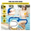 VEVOR Pool Handrail, 32 x 22.5 Swimming Pool Stair Rail,