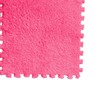 10pcs Plush Puzzle Floor Foam Mat Tiles Fluffy Cuttable Anti