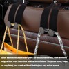 Pack of 2 Universal Car Hooks, Leather Car Seat Hooks,