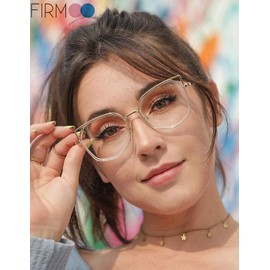 Firmoo Reading Glasses 0.75, Cat Eye Blue Light Blocking Glasses for Women, Blue Light Filter Protection Glasses UV400 Protection Eyewear Readers Glasses