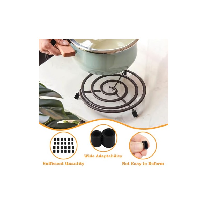 24 Pcs Rubber Feet Pads for Tripods and Electronics