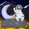 Wireless Bluetooth Speaker with LED Light Astronaut and Moon Shape