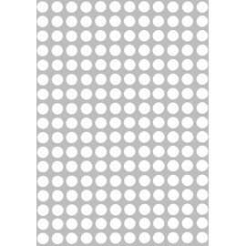 Sticky Blank Labels ¼” inch 8mm 5/16-2700 Pack, Small Dot Stickers in White