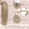 Sunny Blonde Ponytail Extension Real Human Hair 24inch Caramel Blonde